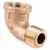 3/4 BRASS 90 MPT X FPT - - Brass